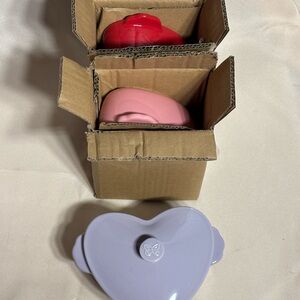 Heart-Shaped Ceramic Dishes Set